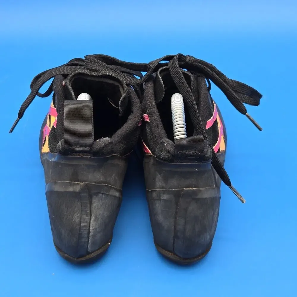 Five Ten Stealth C4 Climbing Shoes Mens US 9.5 Black Pink Orange Run Small